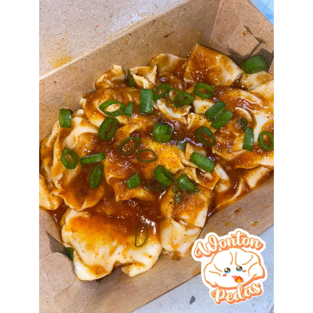 wonton ayam pedas