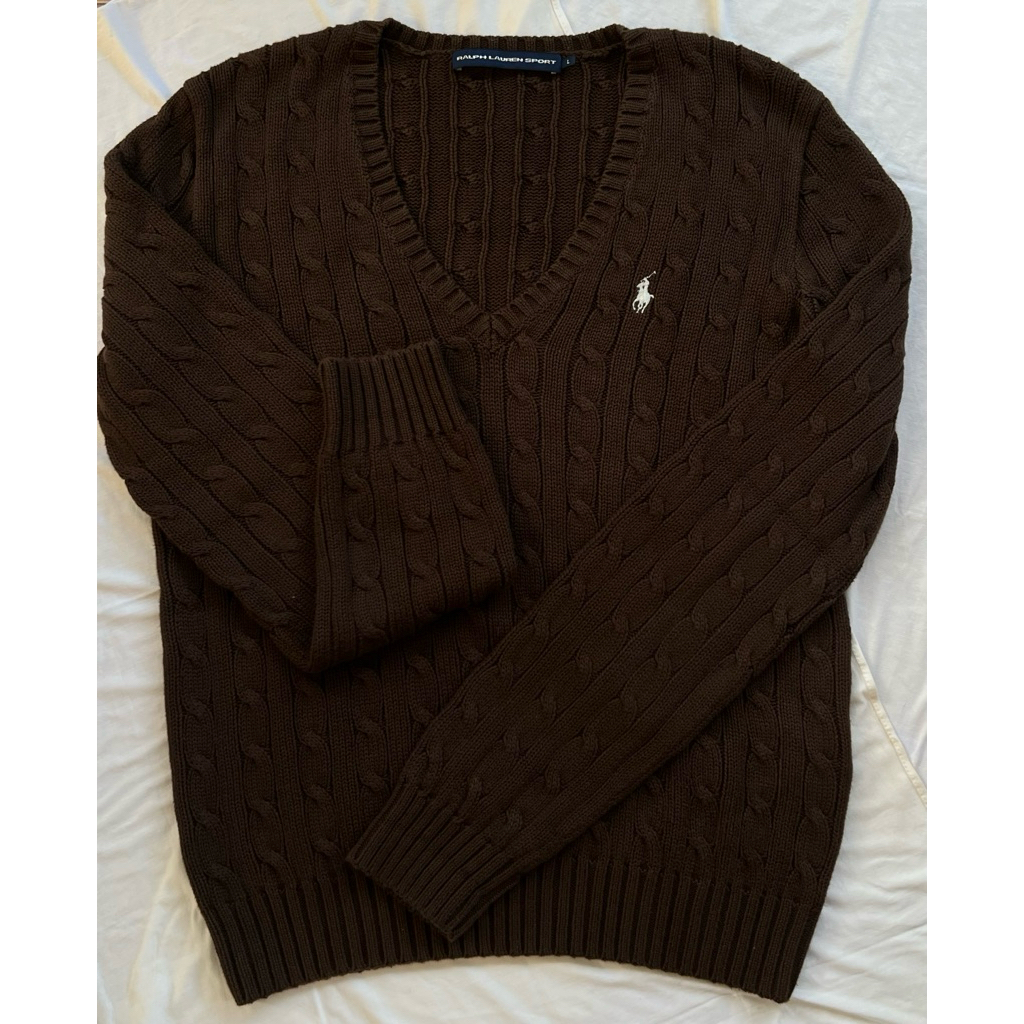 Cable Knit Ralph Lauren Brown