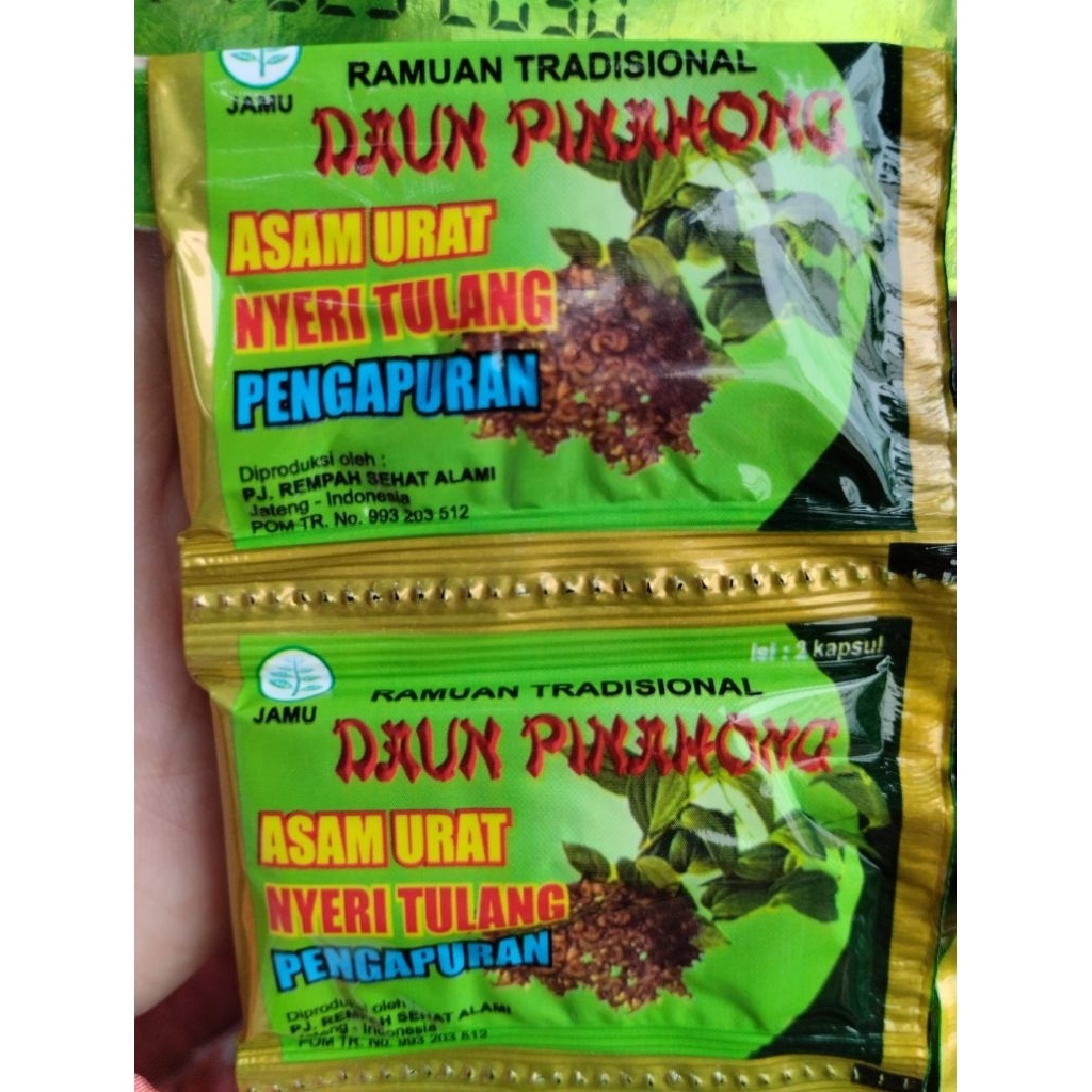 kapsul pinahong asam urat , nyeri tulang ,pengapuran
