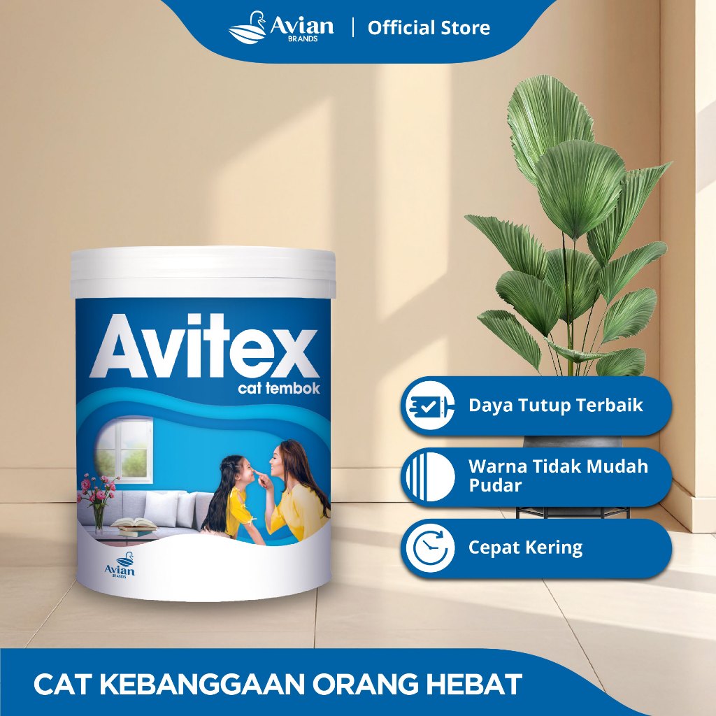 Avitex Cat Tembok 1 Kg - Super White