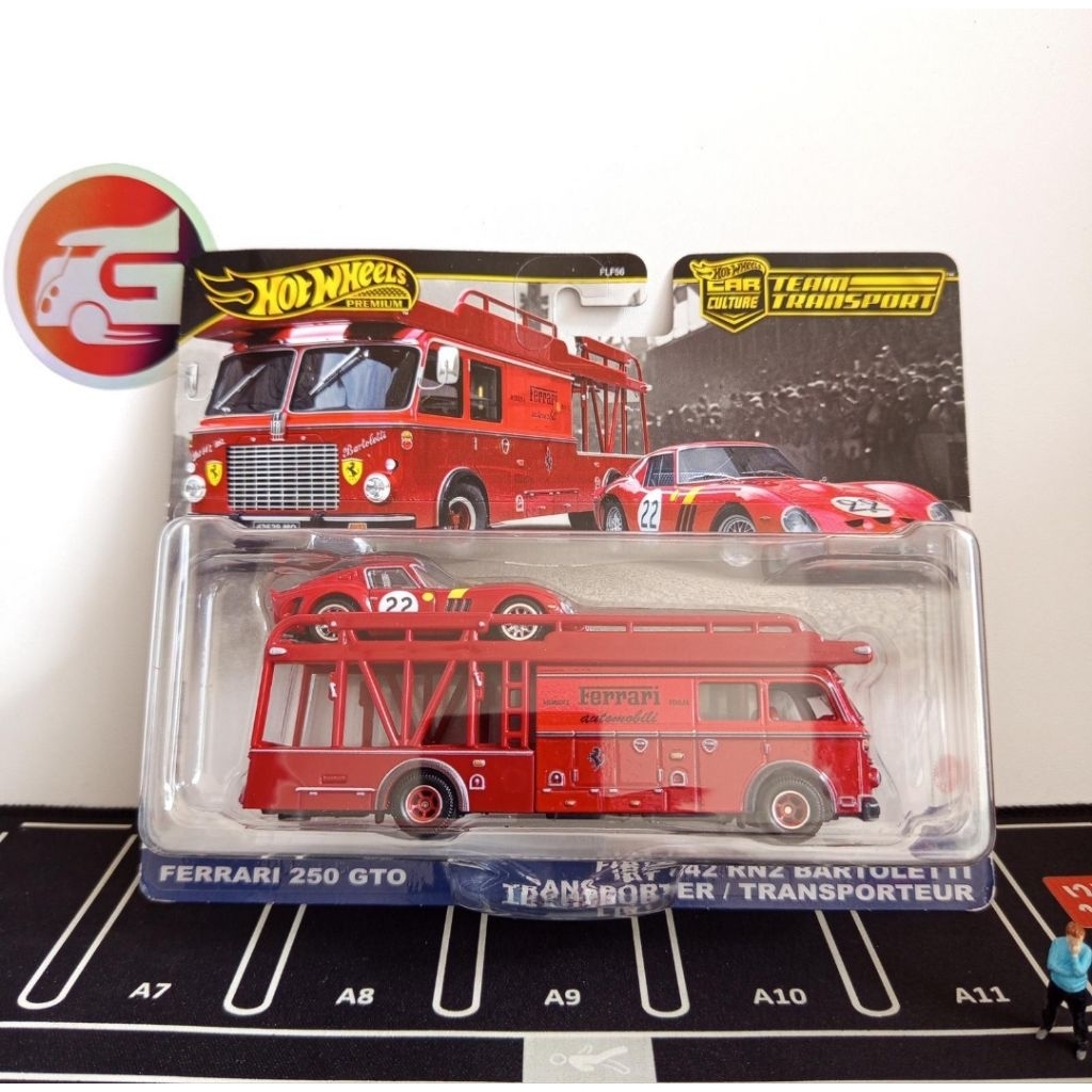 Hot wheels team transport ferrari 250 GTO x fiat 642 RN2 bartoletti