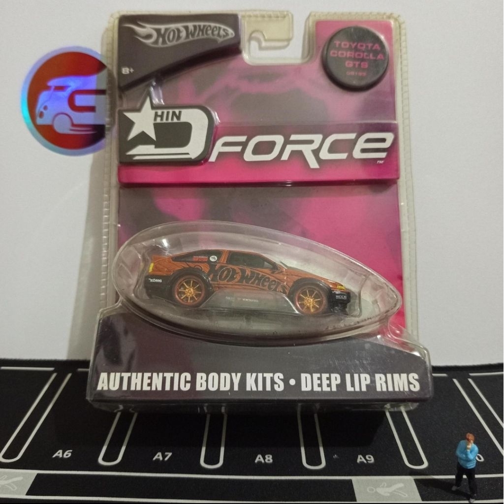 Hot Wheels Premium Toyota Corolla GTS Hot Import Night / HIN D-Force (Bublle Crack - VVHTF) - Hotwhe