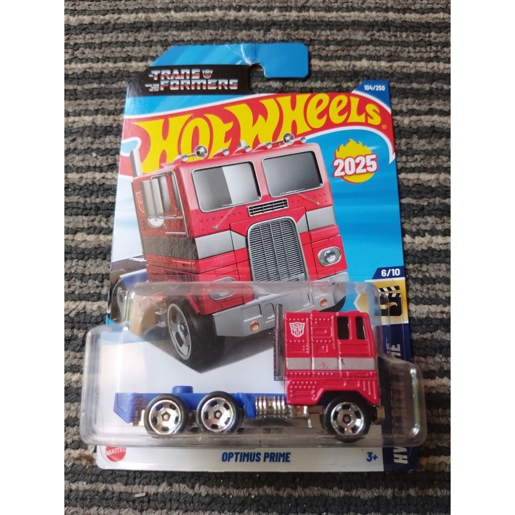 Hotwheels TRANSFORMERS OPTIMUS PRIME  Series Mobil Mainan Diecast