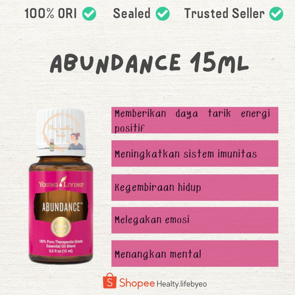 Abundance 15ml young living abundance essential oil abundace yleo abundance