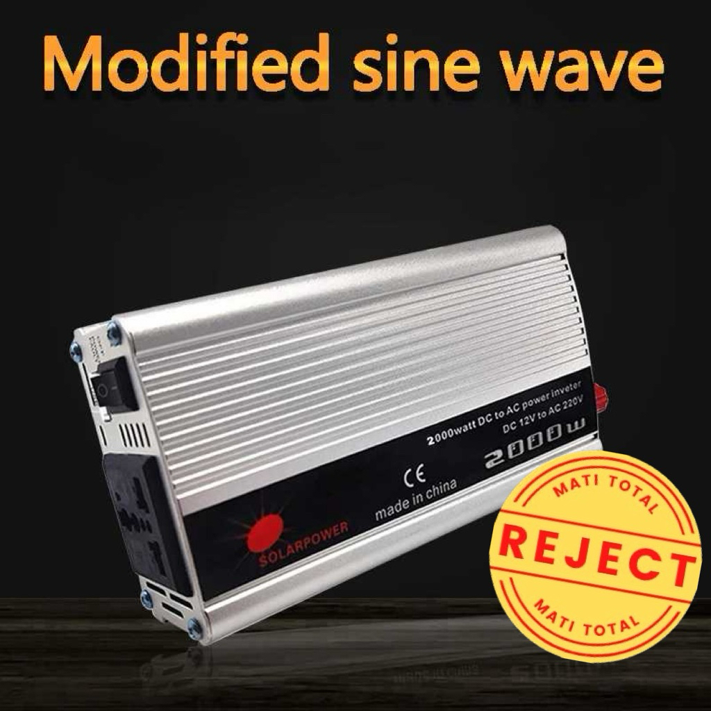 [OBRAL MATI] Power Inverter Mobil Modified Sine Wave DC 12V to AC 220V 2000W - VS20