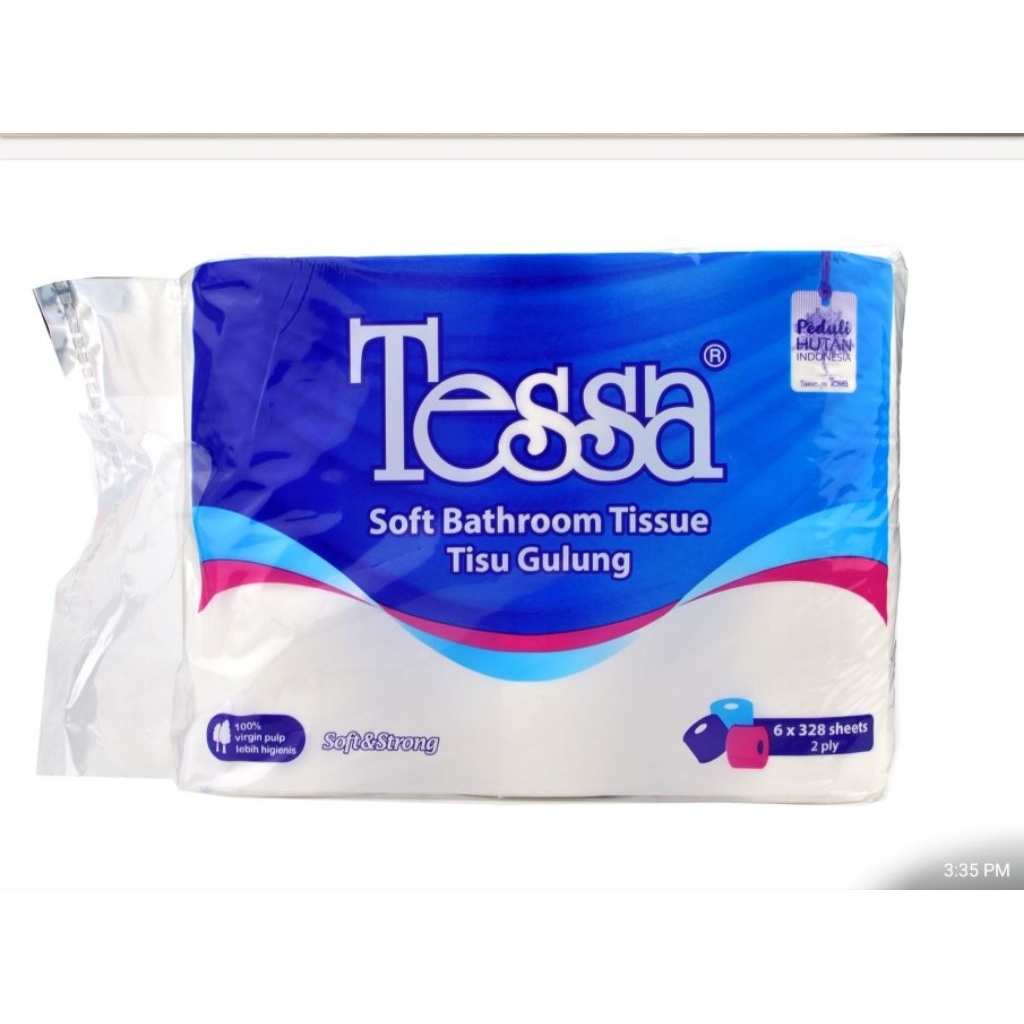 Tissue Gulung/ Tissue Toilet Tessa ( 1 pak isi 6 gulung )