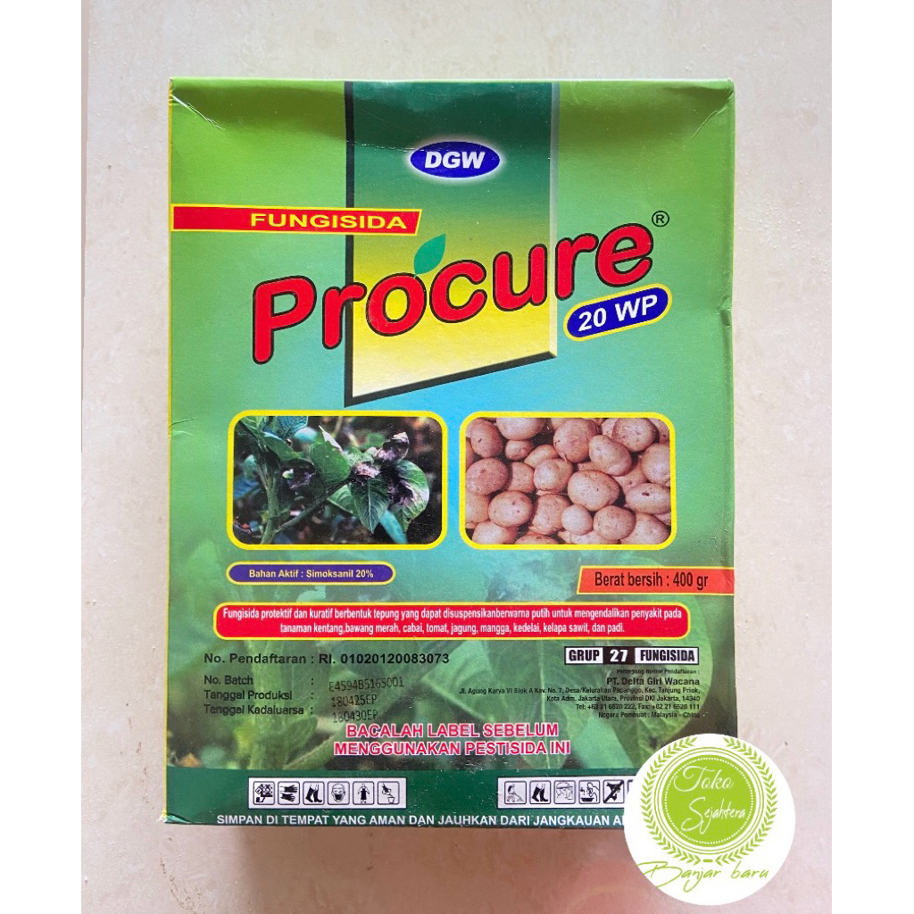 Procure 400gr Fungisida Simoksanil 20WP Sistemik