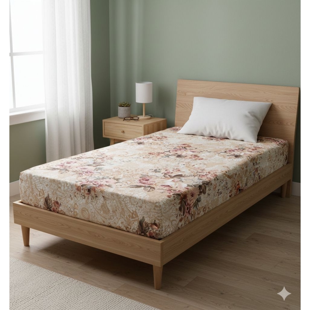 Sarung Kasur Busa Resleting 90×200×15 Motif Aesthetic Single No 4