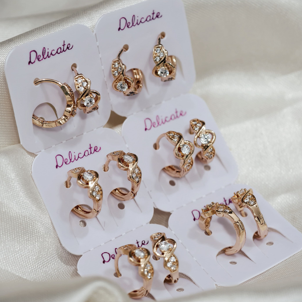 Anting Jepit Gold AMK Xuping Lapis Emas 561048
