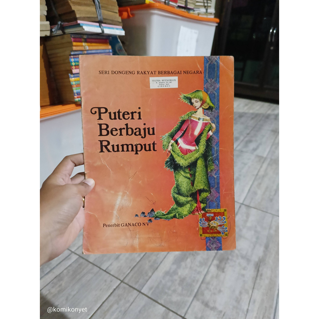 Buku Cerita Anak Klasik Seri Dongeng Rakyat Berbagai Negara Penerbit Ganaco NV Putri Berbaju Rumput