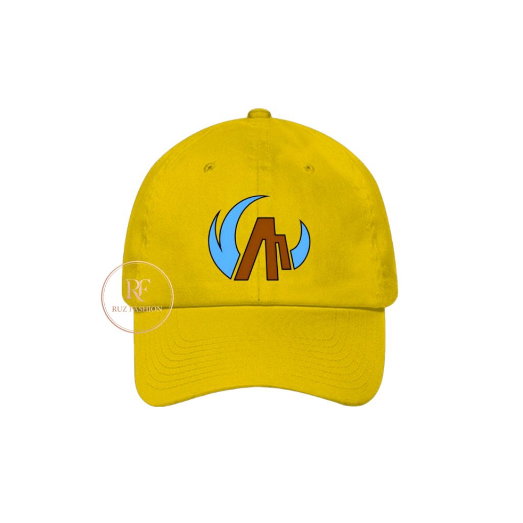 Topi baseball anak sablon gambar elemen tanah Boboiboy