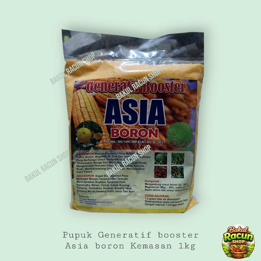 Pupuk Asia Boroni Kemasan 1kg Termurah