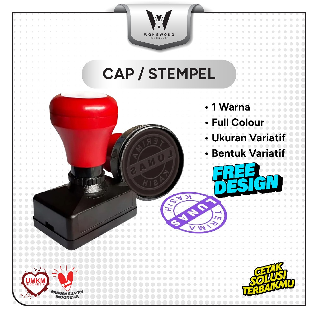 STEMPEL/CAP CUSTOM WARNA