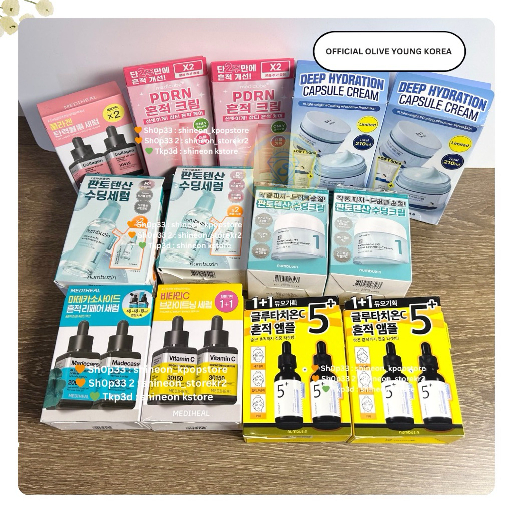 Ready ORIGINAL Roundlab Medicube Numbuzin Rejuran Serum