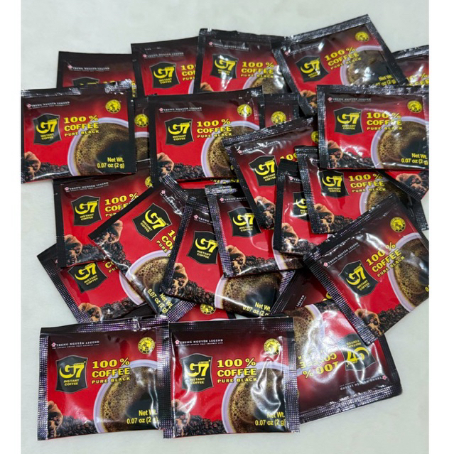 G7 Kopi Vietnam Trung Nguyen Pure Black Coffee Ecer