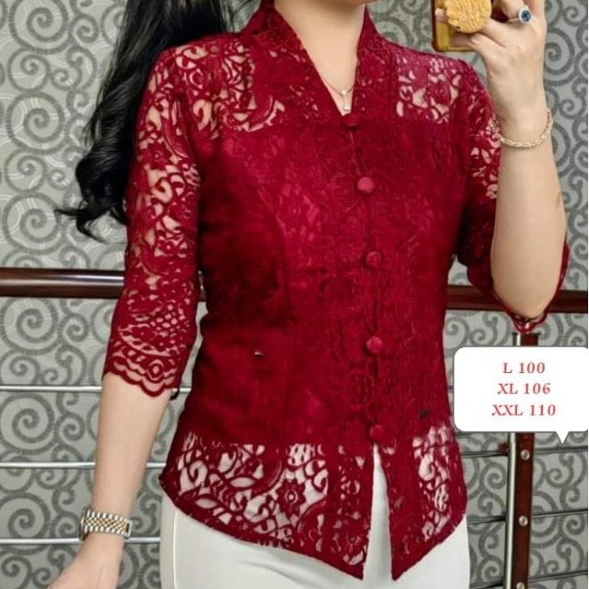 NN Atasan Kebaya Brokat Kartini Modern by Miss Zora