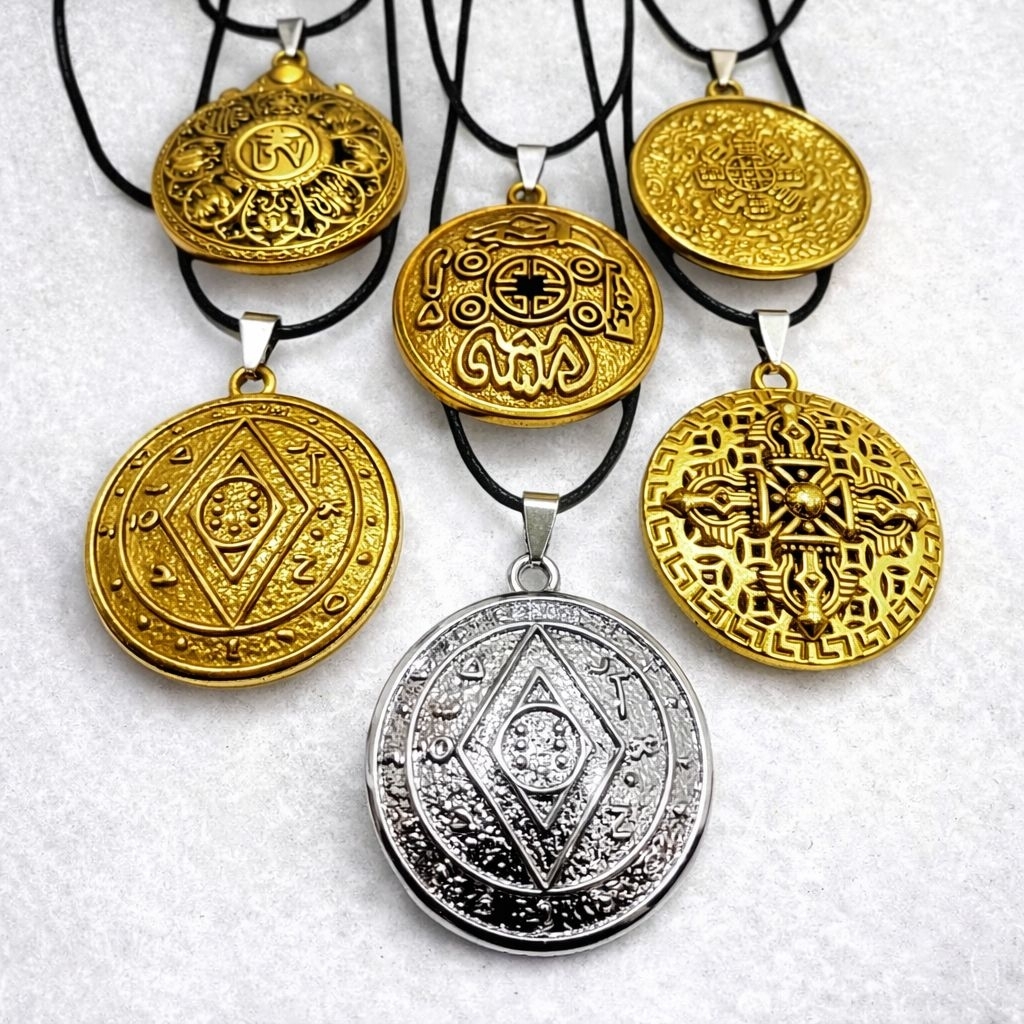 Kalung Amulet Thailand  Liontin Keberuntungan Anti Karat  Kalung Pria Wanita Aksesoris Fashion Unise