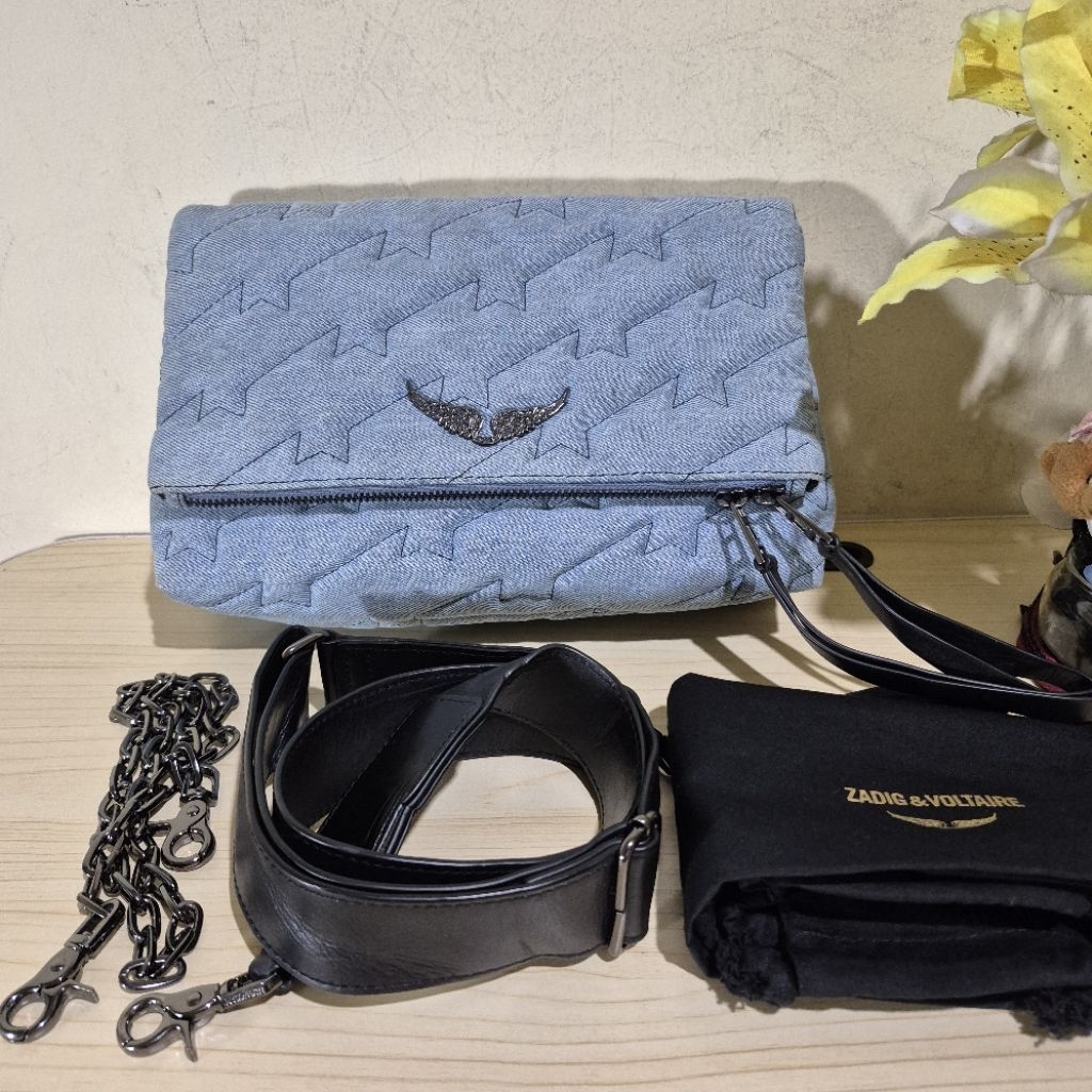 Tas shoulder bag Denim Zadig voltaire Preloved