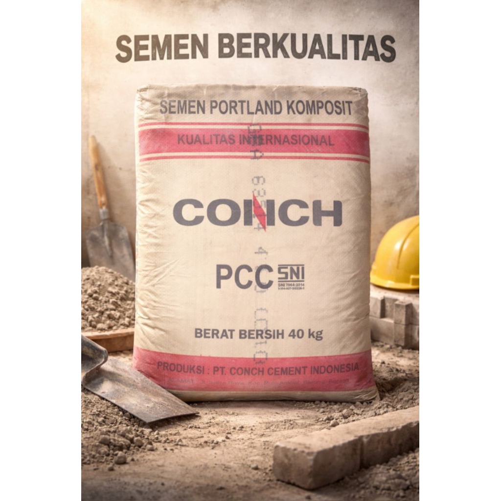 Semen Conch PCC *SNI *40 kg 250 sak