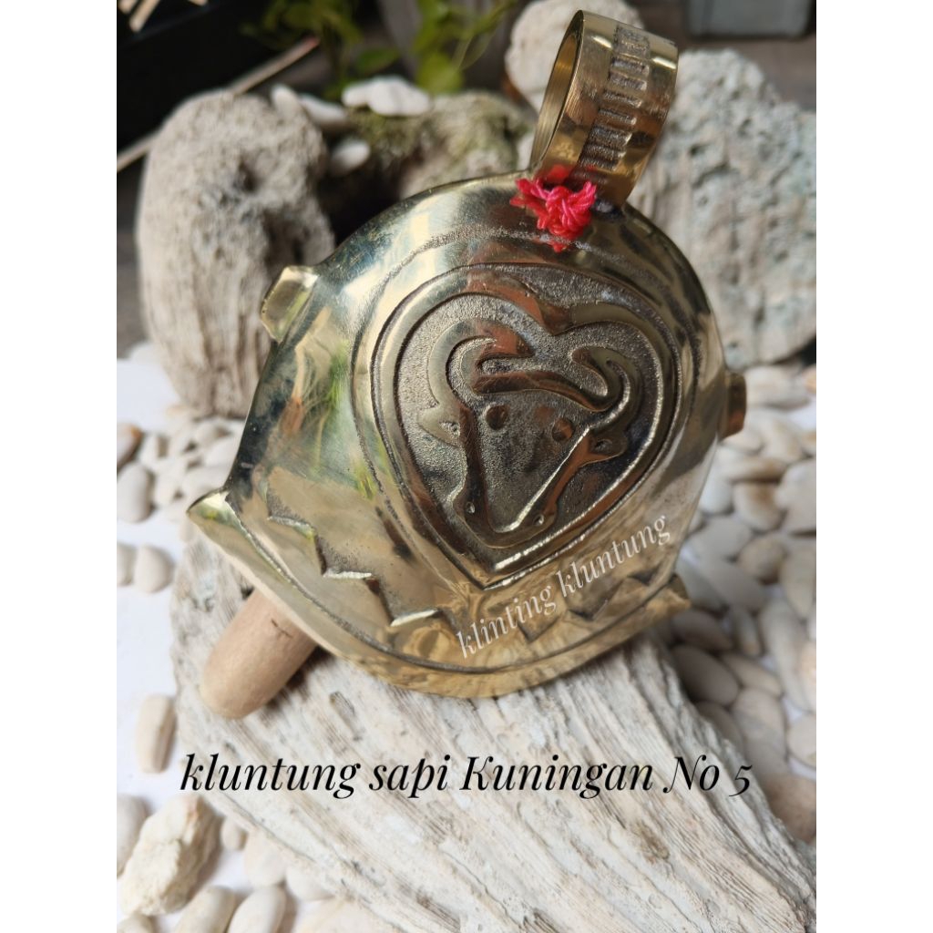 kluntung sapi no 5 bahan Kuningan klinting klintingan kerincingan kerincing