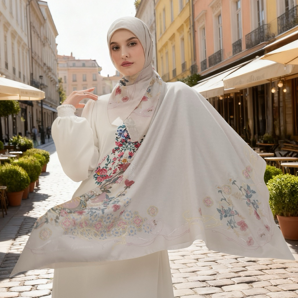GEORGINA SCARF | OFFICIAL HIJAB MANDJHA IVAN GUNAWAN SEMARANG
