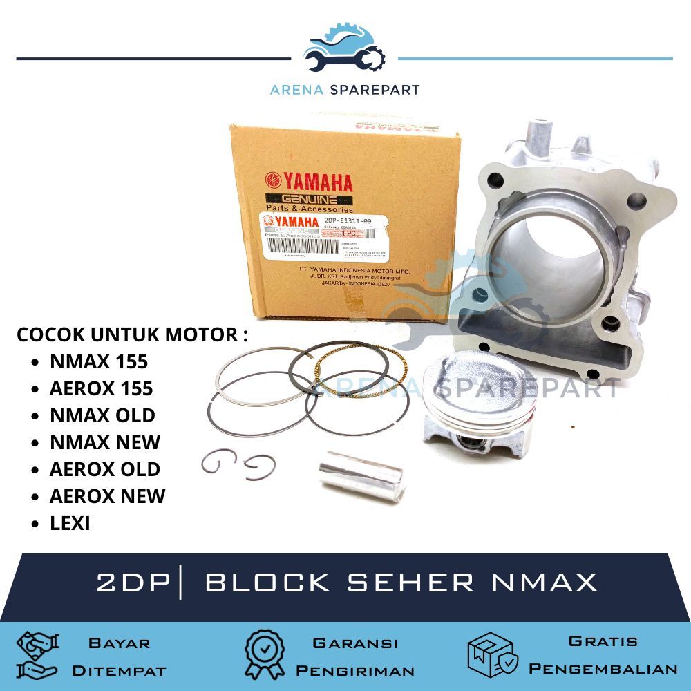 YAMAHA BLOCK SEHER NMAX 155 2DP  / NMAX 155 / AEROX 155 / NMAX NEW / NMAX OLD / AEROX OLD / AEROX NE