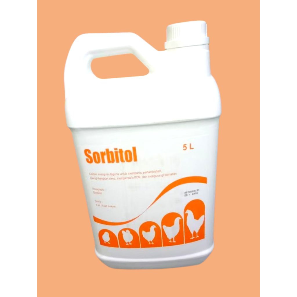 Sorbitol Cair 5 Liter untuk ternak Unggas Ayam Broiler