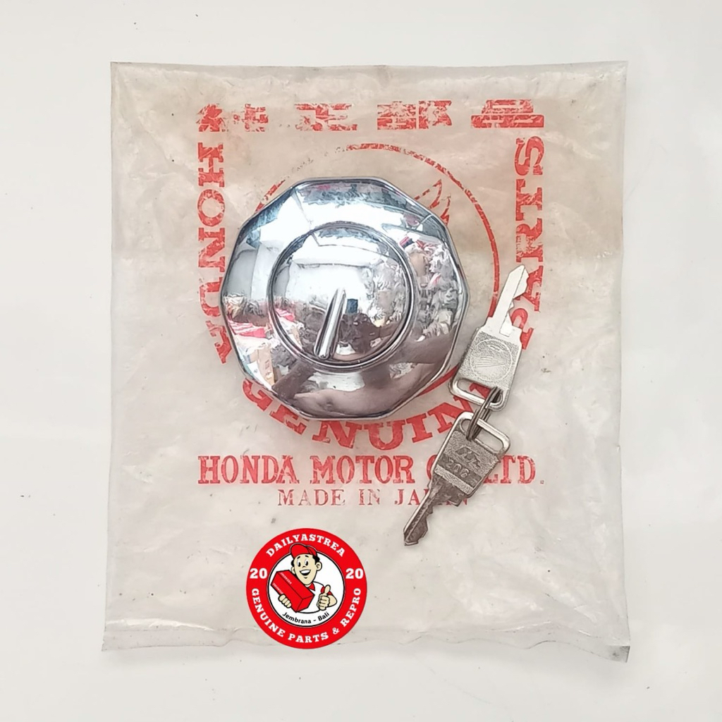 KUNCI TUTUP TANGKI TENGKI HONDA S90 90Z SL90 CB100 CB125 CG110 CG125 XL125 ORIGINAL 17620-028-054