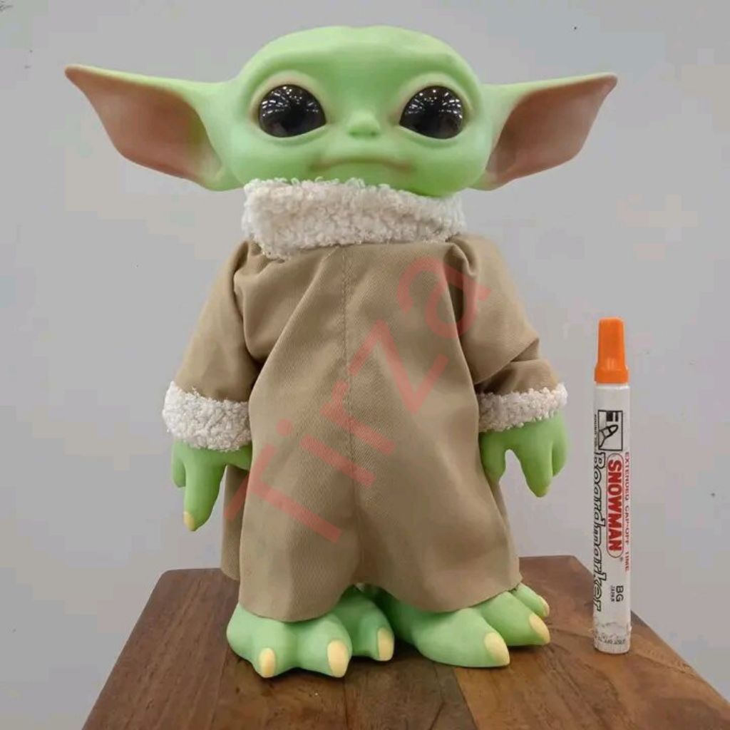 Mainan Action Figure Baby Yoda Star Was