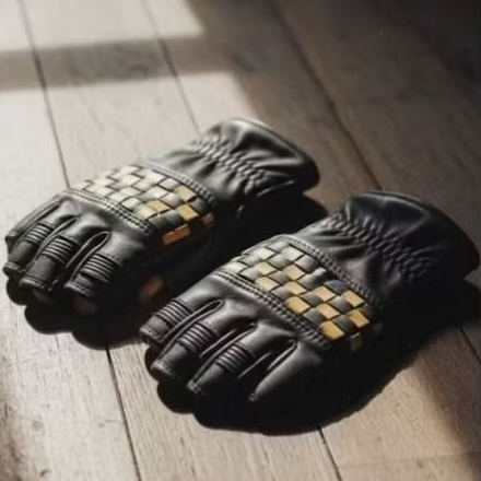 SARUNG TANGAN MOTOR KULIT ASLI LEATHER GLOVES RIDIING TOURING Harley royal Enfield vespa RX king Tri