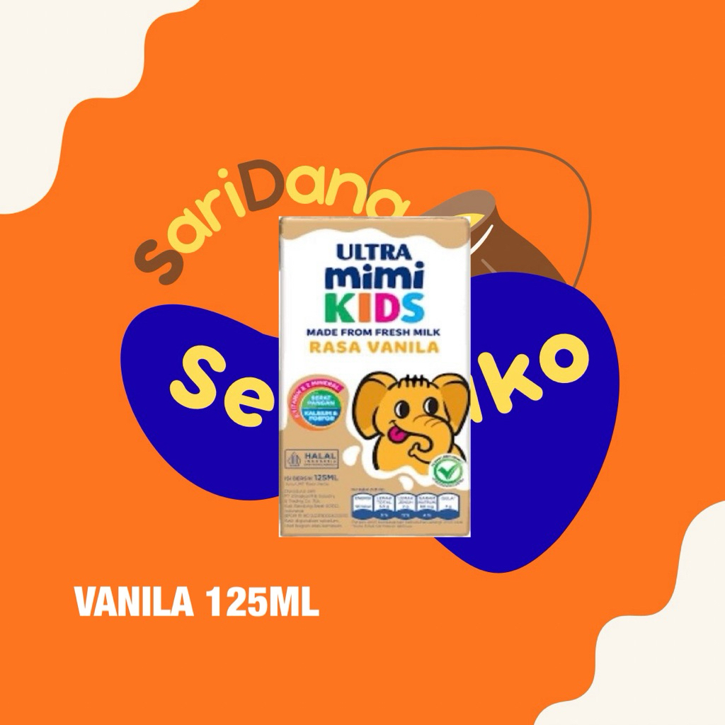 SUSU ULTRA MIMI VANILA 125ML