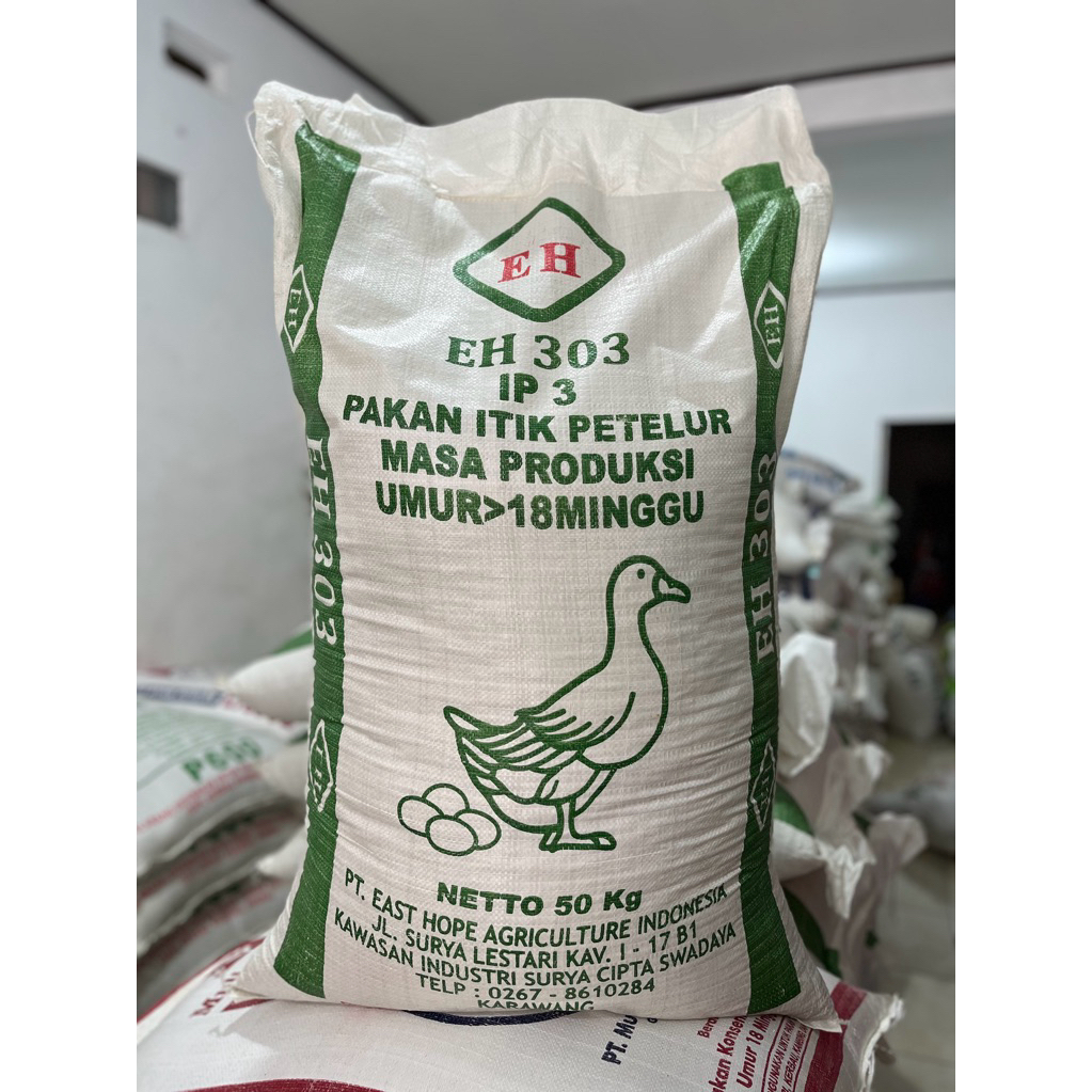 PAKAN JADI BEBEK PETELUR EH303 REPACK 1KG