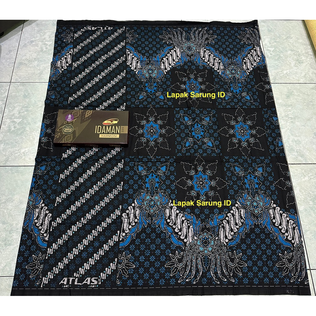 Sarung Atlas Idaman Harmoni Motif Batik Original | SARUNG BATIK | SARUNG ATLAS BATIK