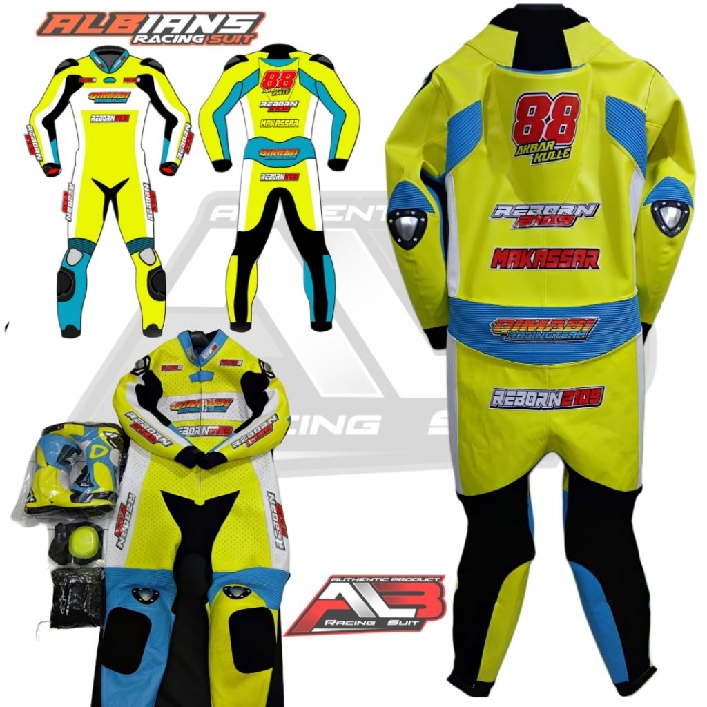 COSTUM!! Wearpack Balap Roadrace Design bebas Dewasa dan Anak free tas