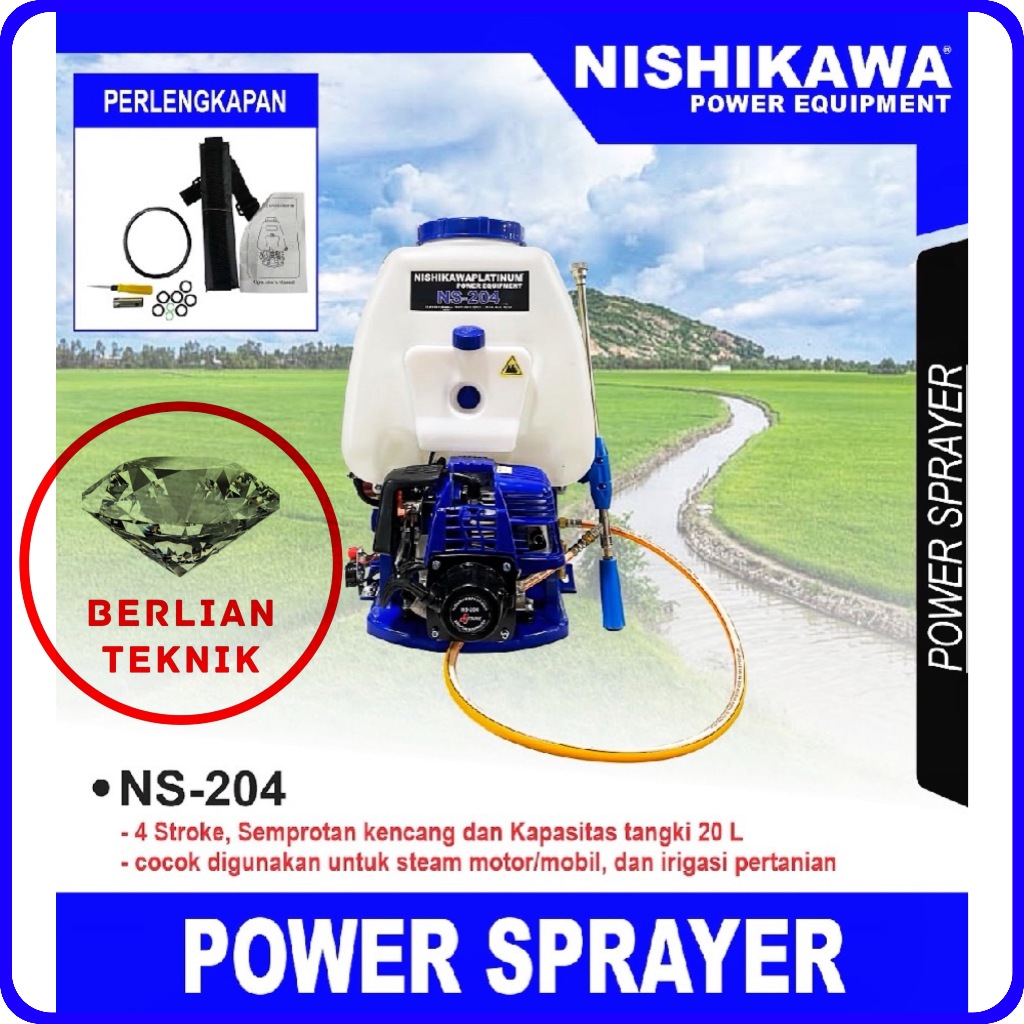 Power Sprayer Mist Knapsack Nishikawa NS 204 / 4 Tak