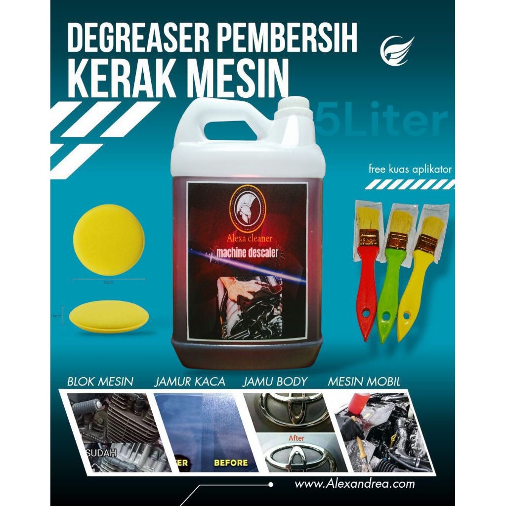 Cairan Pembersih Blok Mesin Motor Mobil 5liter / Degreaser Cairan Pembersih Kerak Mesin Mobil Motor 