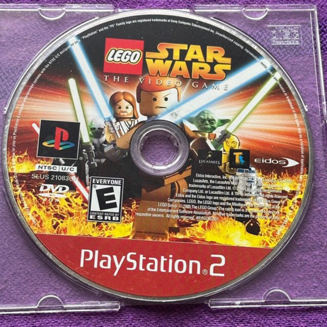 kaset ps2 ori us lego starwars the video game