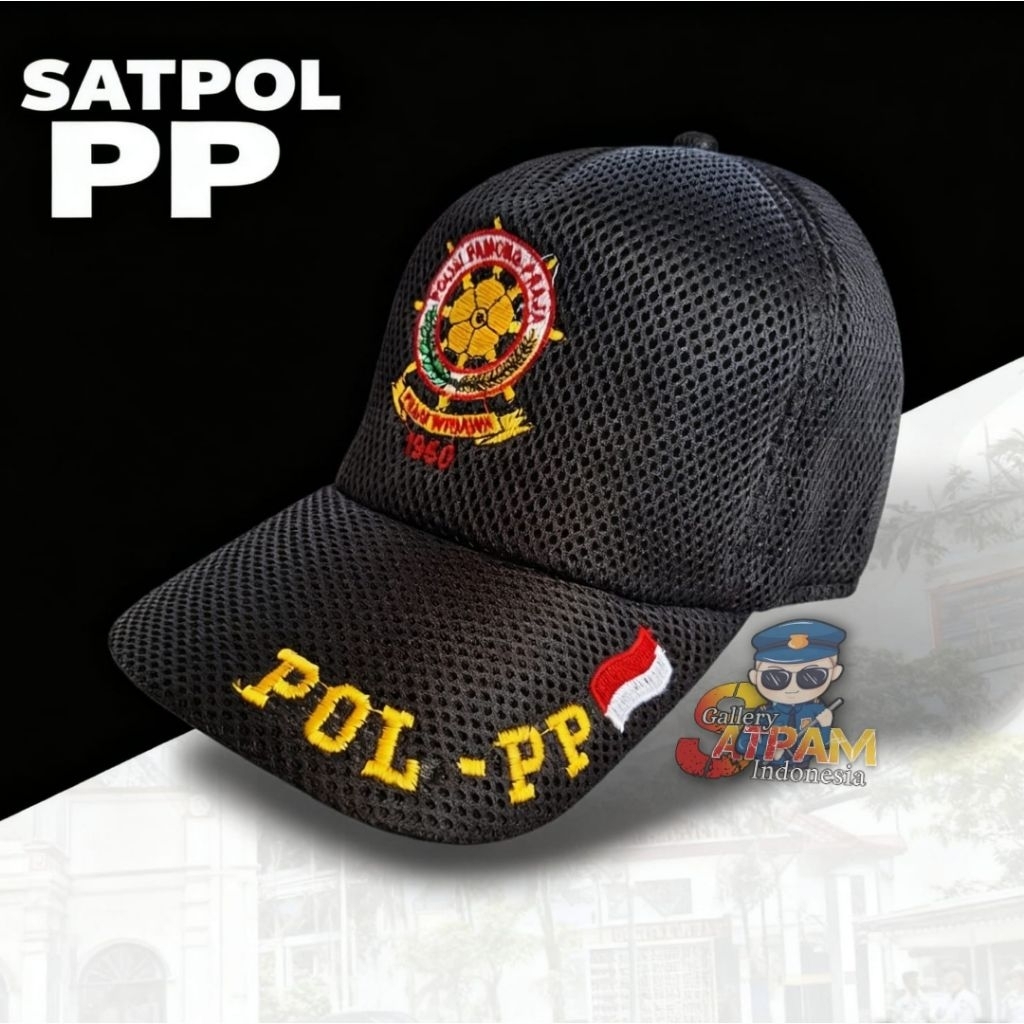 Topi Satpol PP Topi Jaring Satpol PP
