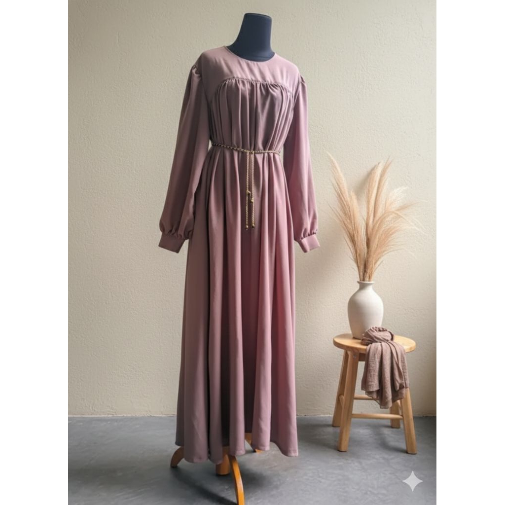 gamis shakira elegant simple mewah