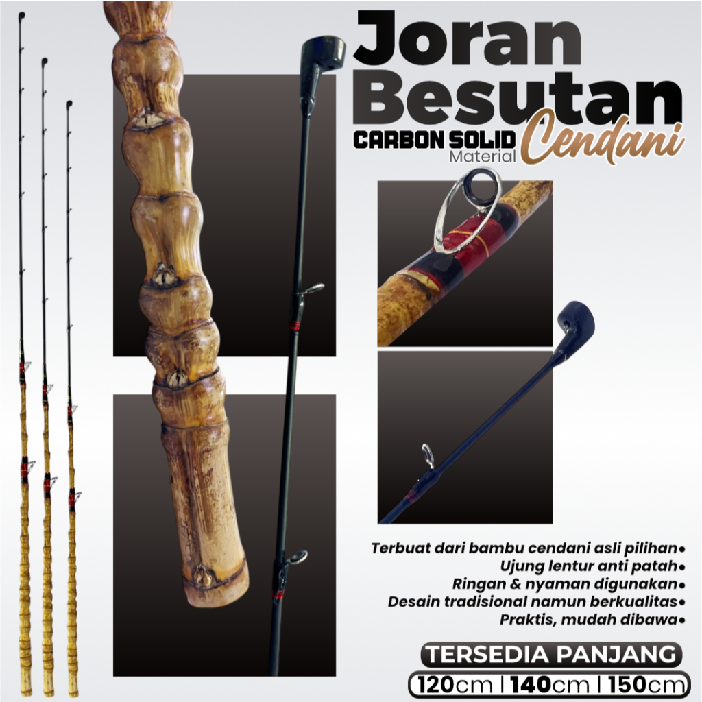 Pancing Kolam Joran Besutan Carbon Sutet dan Carbon Cendani