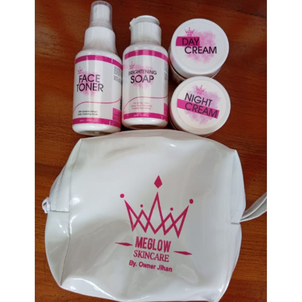 Meglow Skincare Bpom 4in1, hasil sudah terlihat dalam 3 hari pemakaian