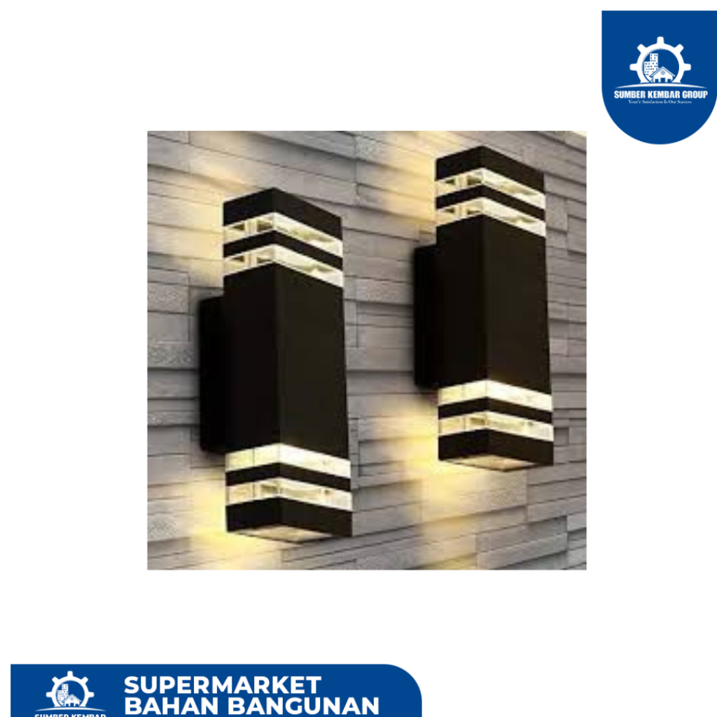 LAMPU TAMAN OUTDOOR DINDING LED