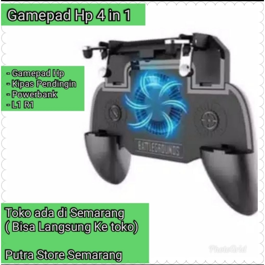 Gamepad Kipas Pendingin hp SR41 L1 R1 Powerbank Kipas gamepad android game pad
