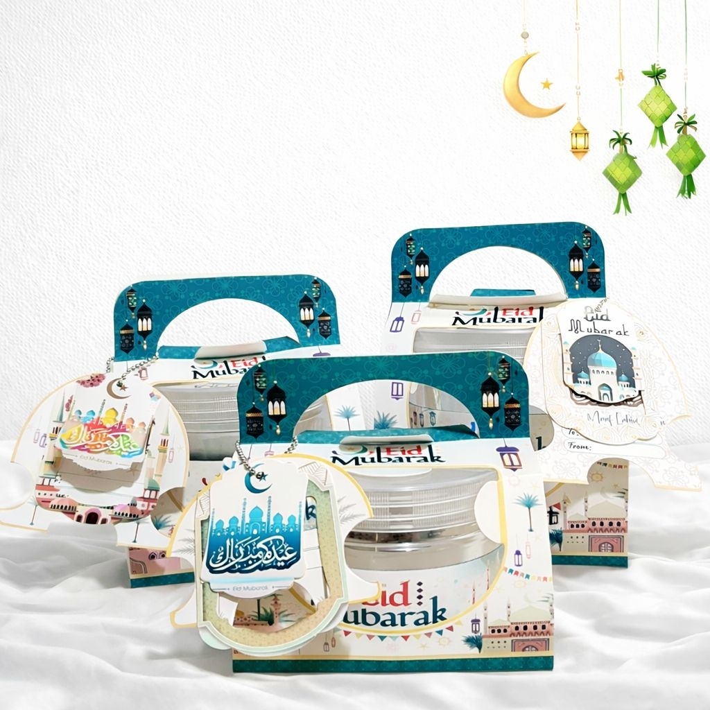 Box Jinjing Kue Toples 400/600/800ml Box Kue Lebaran Jinjing Toples Kue Lebaran