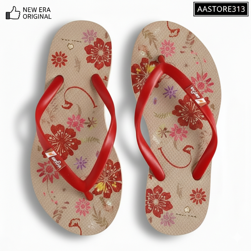 NEW ERA DAISY SANDAL JEPIT WANITA MOTIF BUNGA