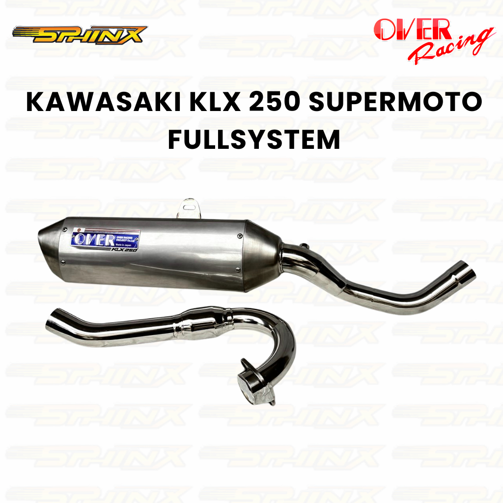 Knalpot Over Racing Kawasaki KLX 250 Supermoto Fullsystem