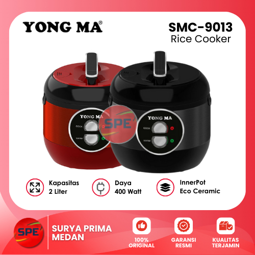 RICE COOKER / MAGIC COM YONG MA KAPASITAS 2 LITER SMC 9013 / SMC9013 GARANSI RESMI (MEDAN)