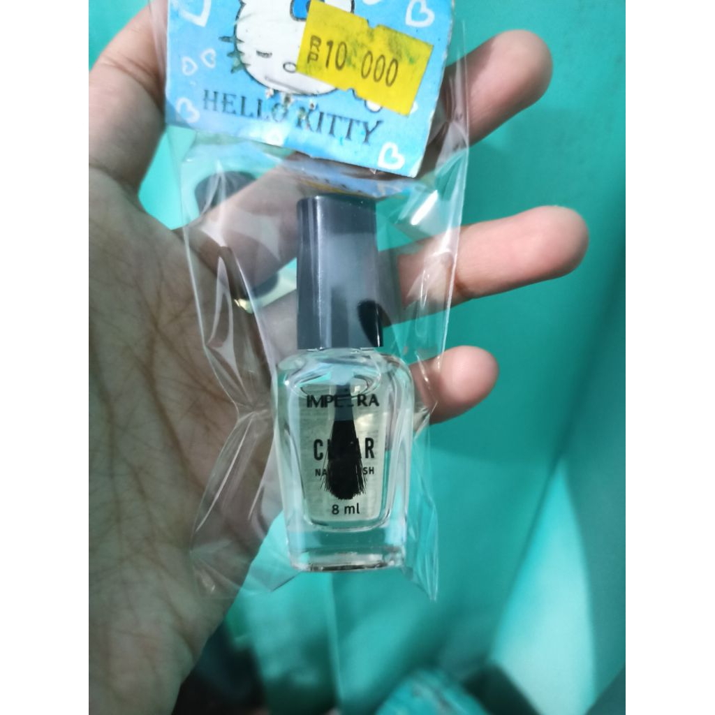 Implora Kutek Bening Clear - Cepat Kering, Kilap, dan Halal