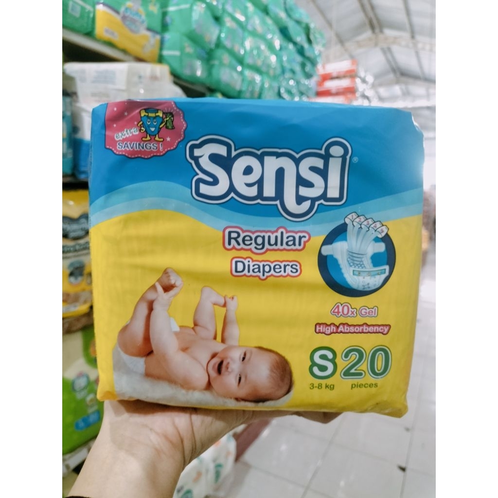 popok bayi perekat sensi baby diaper S20