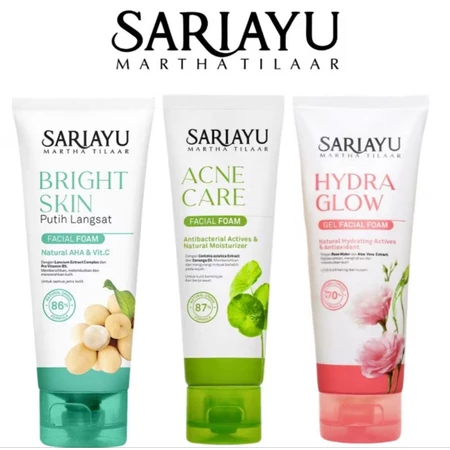 SARI AYU SARIAYU Sari Ayu Facial Foam 100g / 75g - Sabun Pembersih Pencuci Wajah Murah